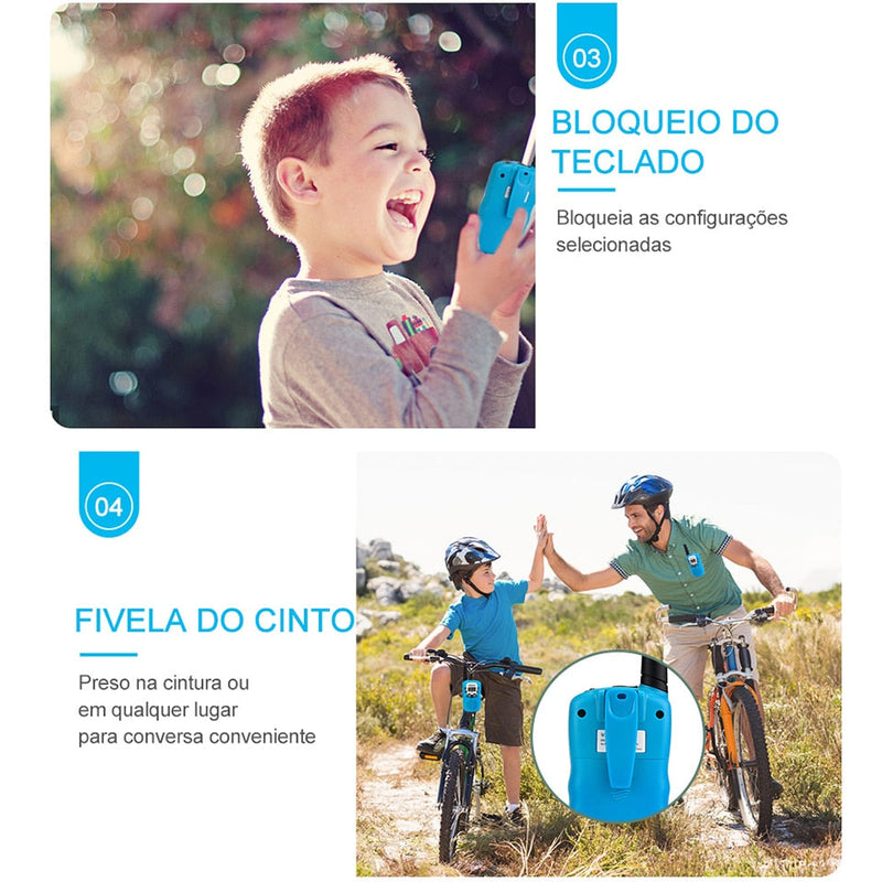 Walkie Talkie Portátil infantil - ShopKcommerce