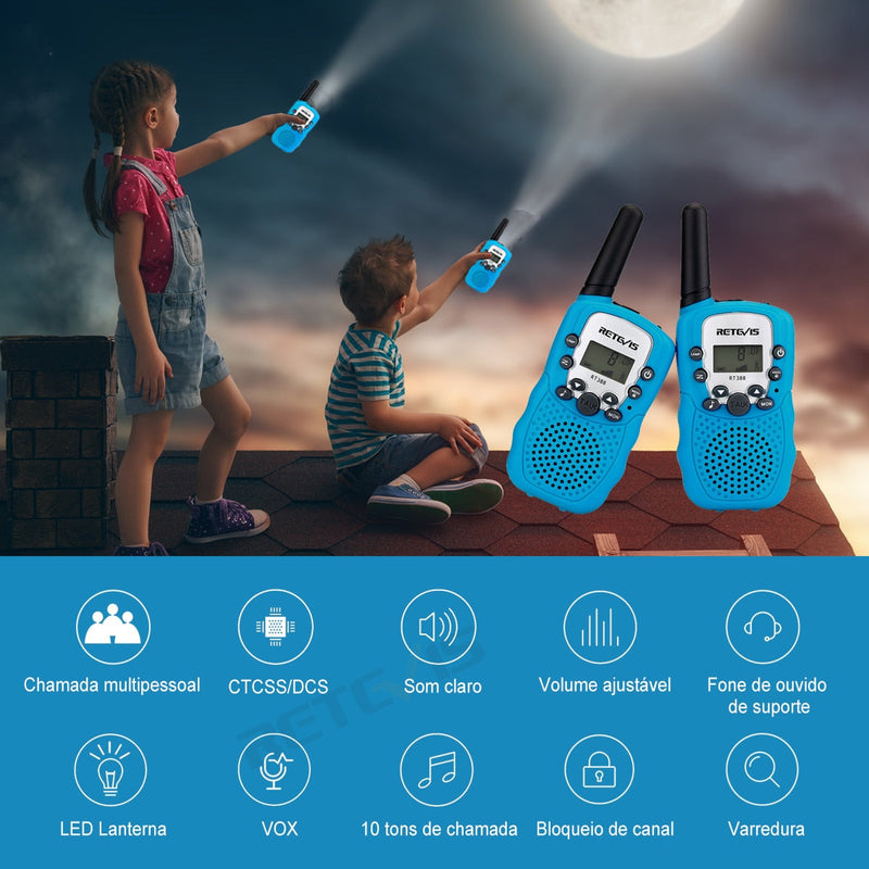 Walkie Talkie Portátil infantil - ShopKcommerce