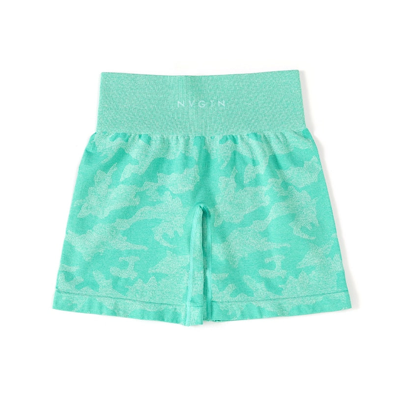 Shorts sem costura camuflado - ShopKcommerce